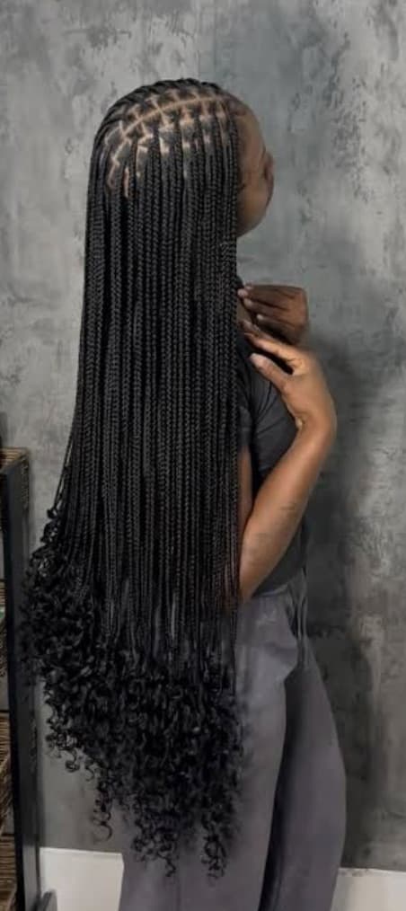 knotless Box Braids